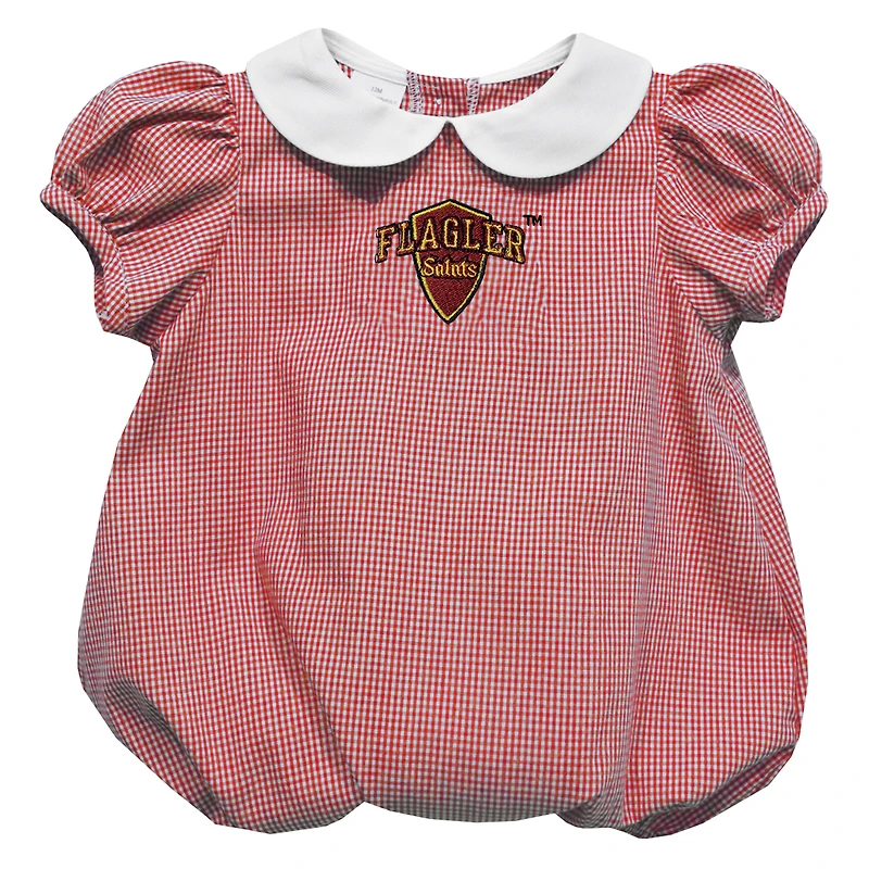 Girls Infant Vive La Fete Crimson Flagler Saints Puffy Bubble Dress