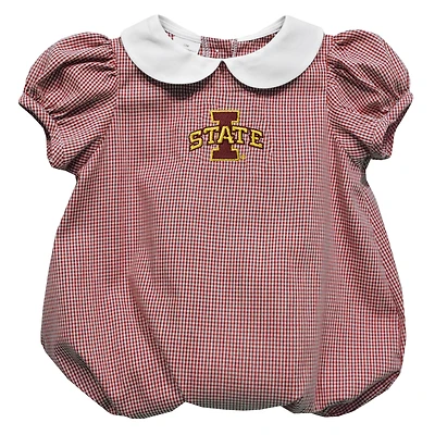 Girls Infant Vive La Fete  Cardinal Iowa State Cyclones Puffy Bubble Dress