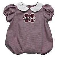 Girls Infant Vive La Fete  Maroon Mississippi State Bulldogs Puffy Bubble Dress