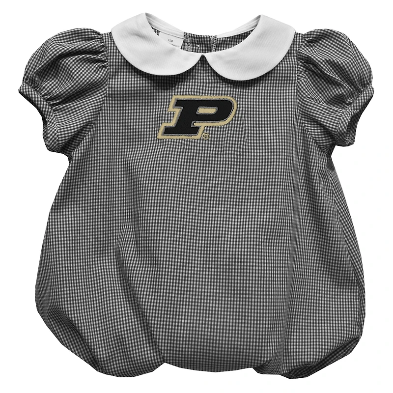 Girls Infant Vive La Fete  Black Purdue Boilermakers Puffy Bubble Dress