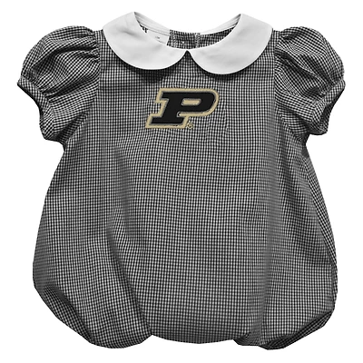 Girls Infant Vive La Fete  Black Purdue Boilermakers Puffy Bubble Dress