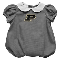 Girls Infant Vive La Fete  Black Purdue Boilermakers Puffy Bubble Dress