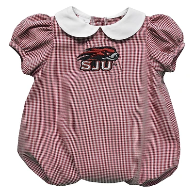 Girls Infant Vive La Fete  Crimson Saint Joseph's Hawks Puffy Bubble Dress