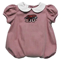 Girls Infant Vive La Fete  Crimson Saint Joseph's Hawks Puffy Bubble Dress