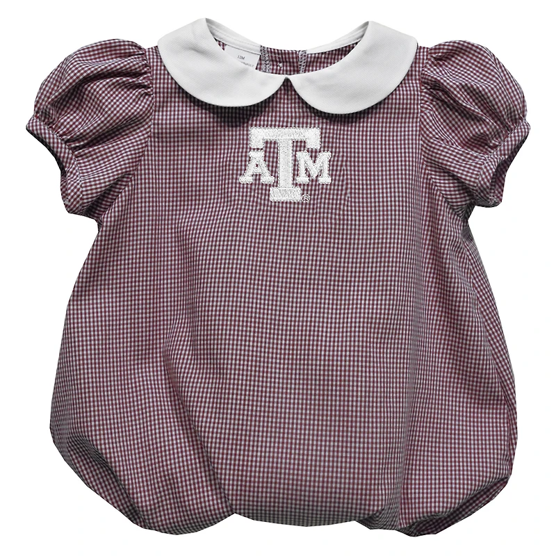 Girls Infant Vive La Fete Maroon Texas A&M Aggies Puffy Bubble Dress