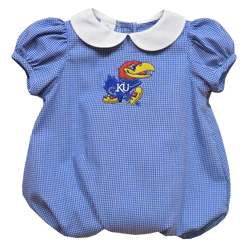 Girls Infant Vive La Fete  Royal Kansas Jayhawks Puffy Bubble Dress