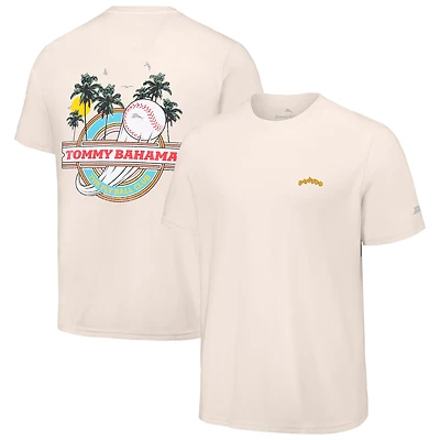 Men's Tommy Bahama Cream San Diego Padres Fly Ball Club T-Shirt