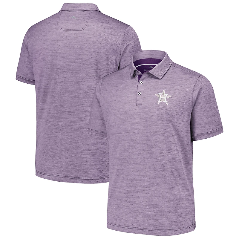 Men's Tommy Bahama  Purple Houston Astros Sport San Raphael Island Zone Polo