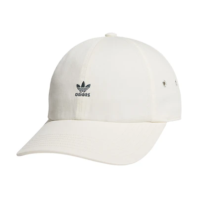 Women's adidas  Cream Mini Logo Adjustable Hat