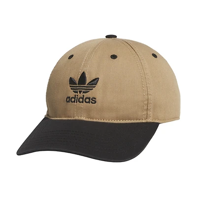 Men's adidas Originals Brown Washed Adjustable Hat