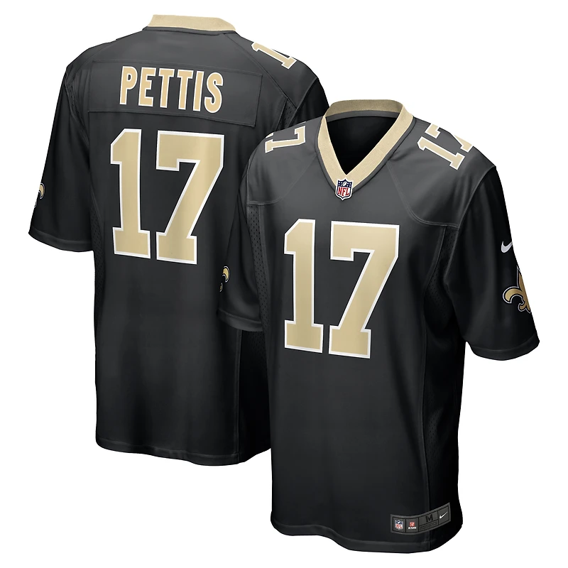 Men's Nike Dante Pettis  Black New Orleans Saints  Game Jersey