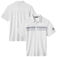 Men's TravisMathew White Toronto Blue Jays Top Recruit Tri-Blend Polo