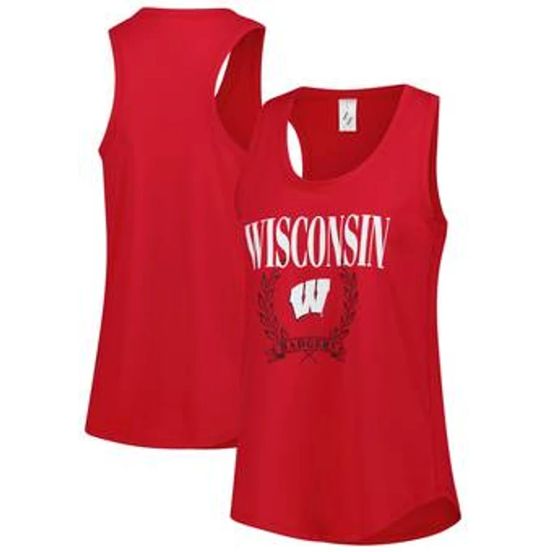 Women's ZooZatz Red Wisconsin Badgers Everyday Tank Top