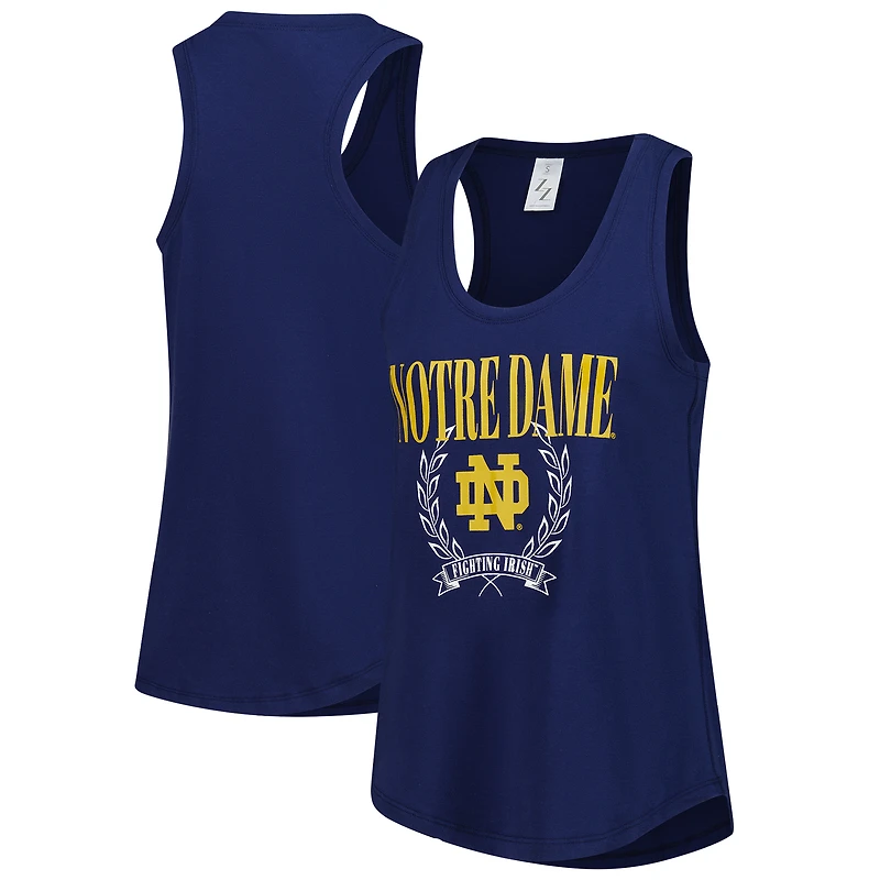 Women's ZooZatz Navy Notre Dame Fighting Irish Everyday Tank Top