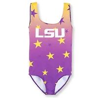 Youth ZooZatz Purple LSU Tigers Dance Leotard