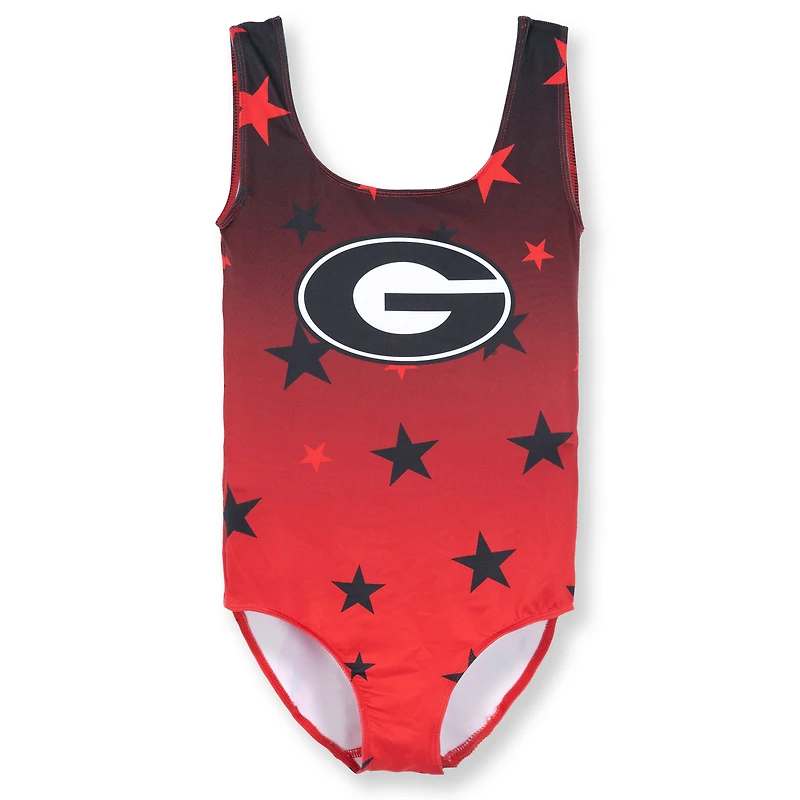 Youth ZooZatz Red Georgia Bulldogs Dance Leotard