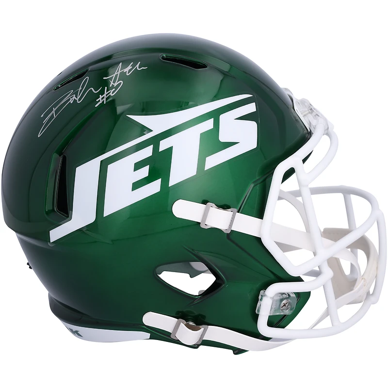 Braelon Allen New York Jets Autographed Riddell 2024 Speed Replica Helmet