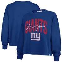 Women's '47 Royal New York Giants Muse Sydney Long Sleeve T-Shirt