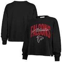 Women's '47 Black Atlanta Falcons Muse Sydney Long Sleeve T-Shirt