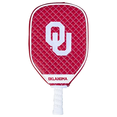 Oklahoma Sooners Quilted Pickleball Paddle Cover
