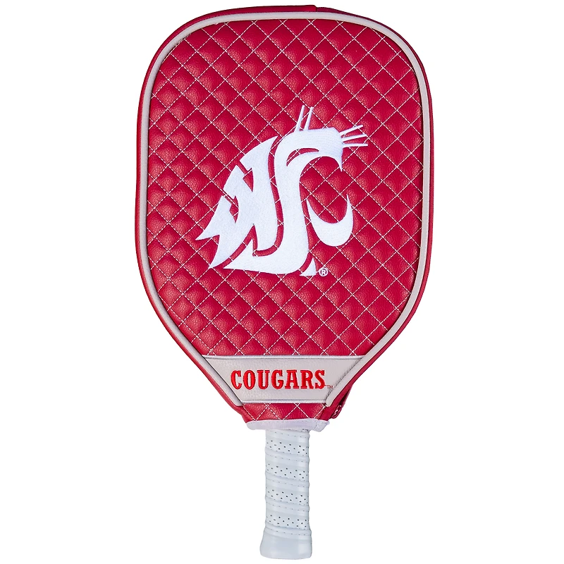 Washington State Cougars Quilted Pickleball Paddle Cover