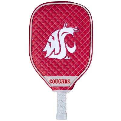 Washington State Cougars Quilted Pickleball Paddle Cover