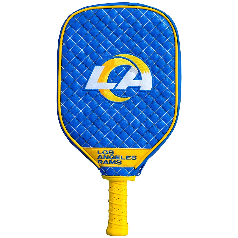 Los Angeles Rams Quilted Pickleball Paddle Cover