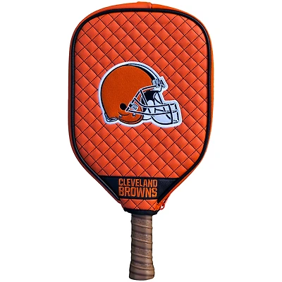Cleveland Browns Quilted Pickleball Paddle Cover
