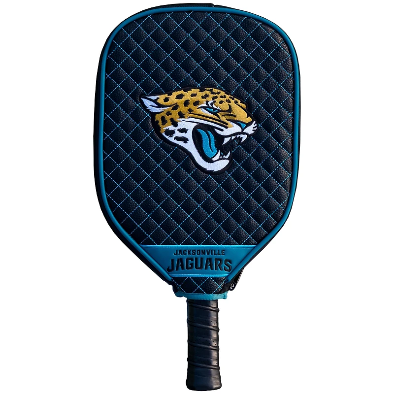 Jacksonville Jaguars Quilted Pickleball Paddle Cover