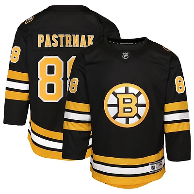 Youth David Pastrnak Black Boston Bruins Home Premier Player Jersey