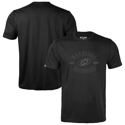 Youth Levelwear  Black Carolina Hurricanes Little Richmond Abyssal T-Shirt