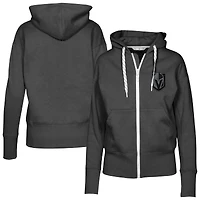 Women's Levelwear  Black Vegas Golden Knights Gardinia Nightfall Full-Zip Hoodie Jacket