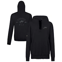 Women's Levelwear  Black Minnesota Wild Waterfall Nightfall Pullover Hoodie