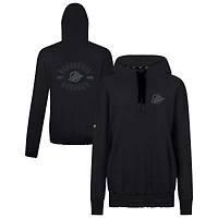 Women's Levelwear  Black Vancouver Canucks Waterfall Nightfall Pullover Hoodie