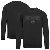 Men's Levelwear  Black Nashville Predators Zane Darkmoon Pullover Sweatshirt