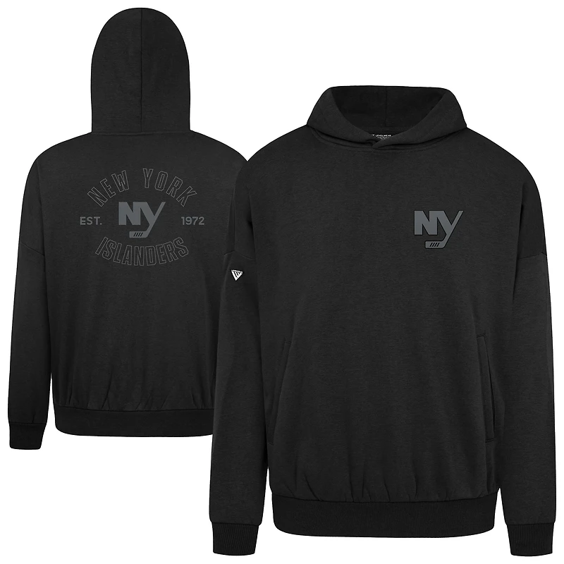 Men's Levelwear  Black New York Islanders Contact Nightfall Pullover Hoodie