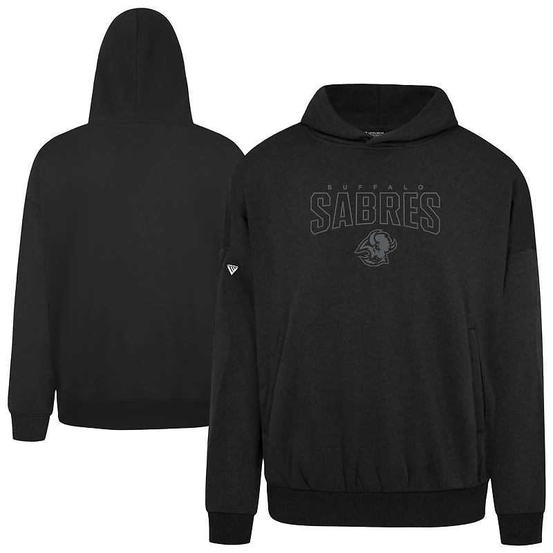 Men's Levelwear Black Buffalo Sabres Contact Darkmoon Pullover Hoodie