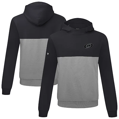 Men's Levelwear Black/Gray Carolina Hurricanes Bracket Nightfall Pullover Hoodie