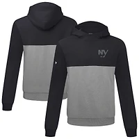 Men's Levelwear Black/Gray New York Islanders Bracket Nightfall Pullover Hoodie