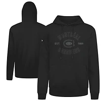 Men's Levelwear  Black Montreal Canadiens Podium Abyssal Pullover Hoodie