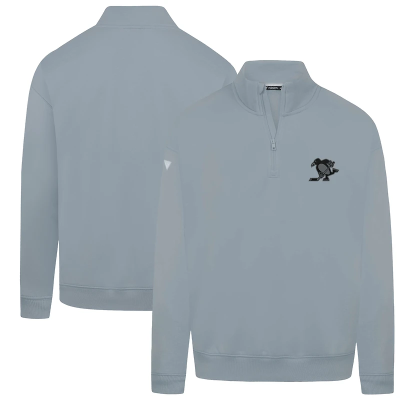 Men's Levelwear Gray Pittsburgh Penguins Murray Nightfall Quarter-Zip Jacket