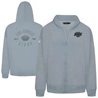 Men's Levelwear  Gray Los Angeles Kings Uphill Nightfall Full-Zip Hoodie