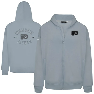 Men's Levelwear  Gray Philadelphia Flyers Uphill Abyssal Full-Zip Hoodie