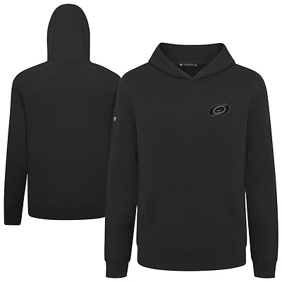 Youth Levelwear Black Carolina Hurricanes Jr Podium Nightfall Pullover Hoodie