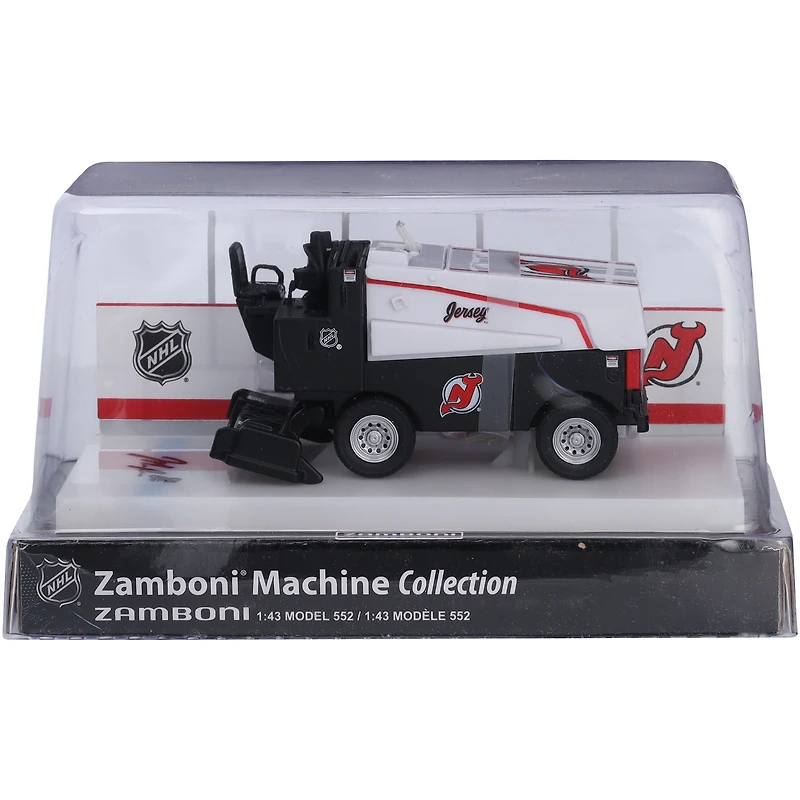 Jack Hughes New Jersey Devils Autographed 1:43 Scale Die-Cast Zamboni