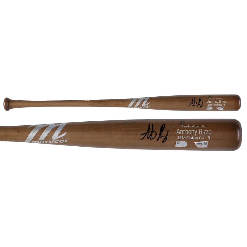 Anthony Rizzo New York Yankees Autographed Game-Used Tan Marucci Bat from the 2024 MLB Season - RG13313845