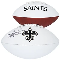 Alvin Kamara New Orleans Saints Autographed Franklin White Panel Football