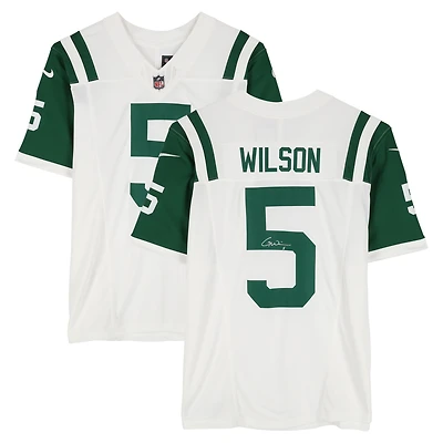 Garrett Wilson New York Jets Autographed 2024 White Nike Alternate Limited Jersey