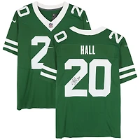 Breece Hall New York Jets Autographed Nike 2024 Green Limited Jersey