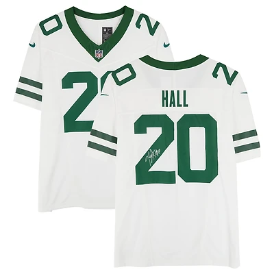 Breece Hall New York Jets Autographed Nike 2024 White Limited Jersey